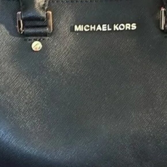 Michael Kors Savannah Medium Saffiano Leather Satchel PreLoved *See Description - Picture 3 of 13